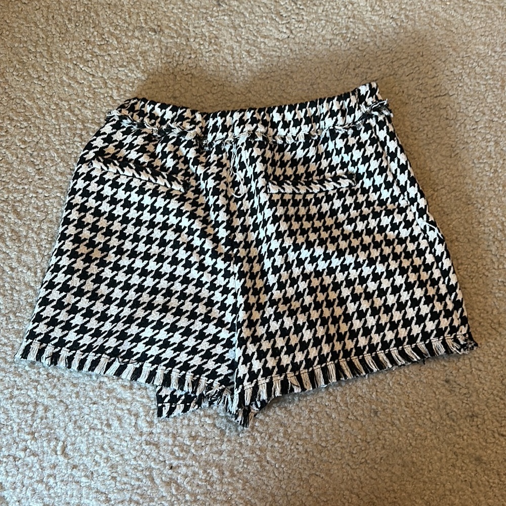 Forever 21 skort. Size small. Black and white checker pattern. - Picture 2 of 2